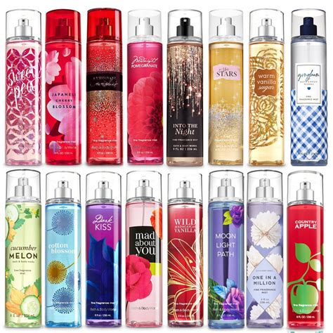 bath and body perfume scents